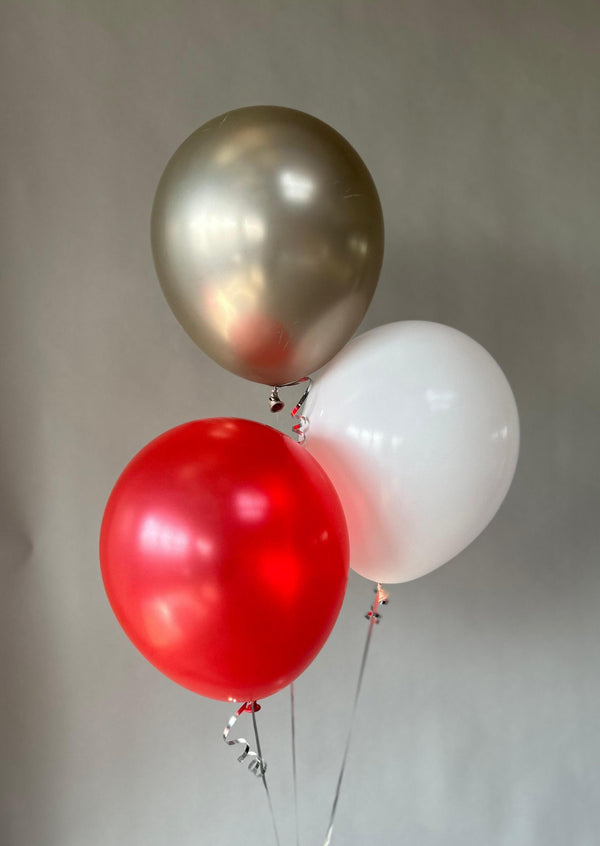 Birthday balloons "Red Charm" 3 pcs