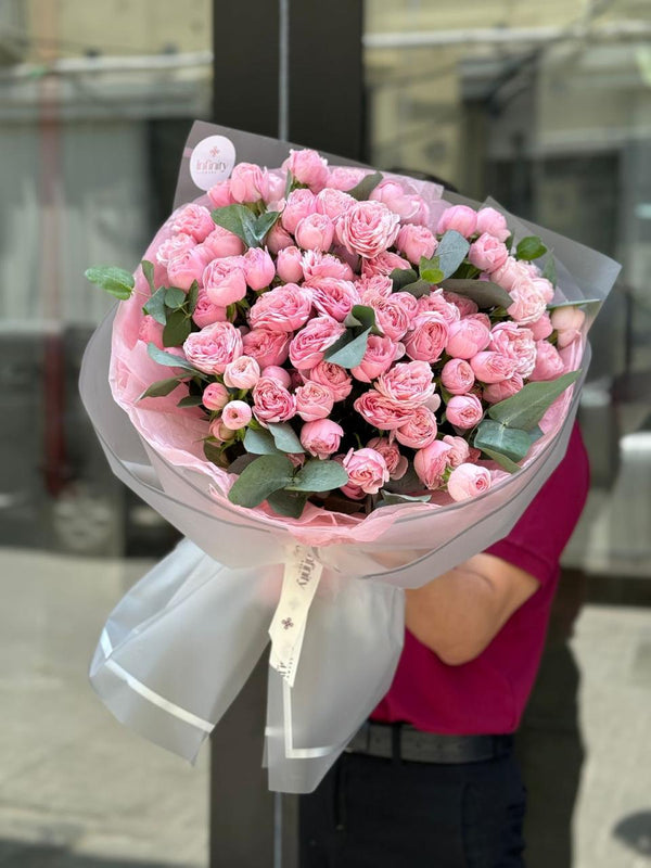 Flower bouquet "SHAIMA" with peony rose