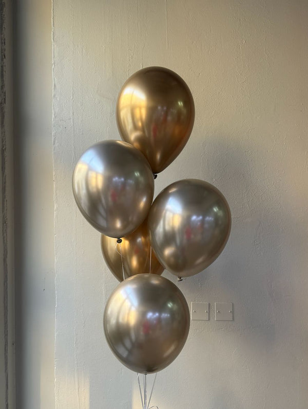 Birthday balloons "Golden breathe"