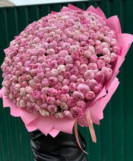 Flower VIP bouquet "Peony boom" with peony