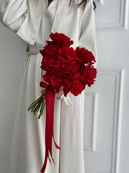 Wedding bouquet "Rhaenyra" with rose