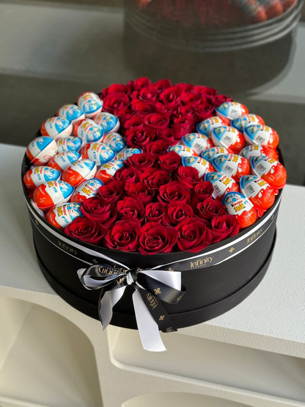 Flower box "Medina Melody" with rose and kinder